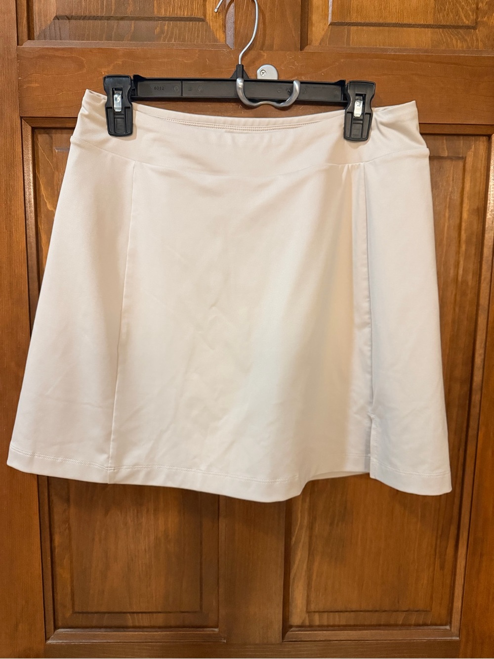 Women's Cream A-Line Golf Skort